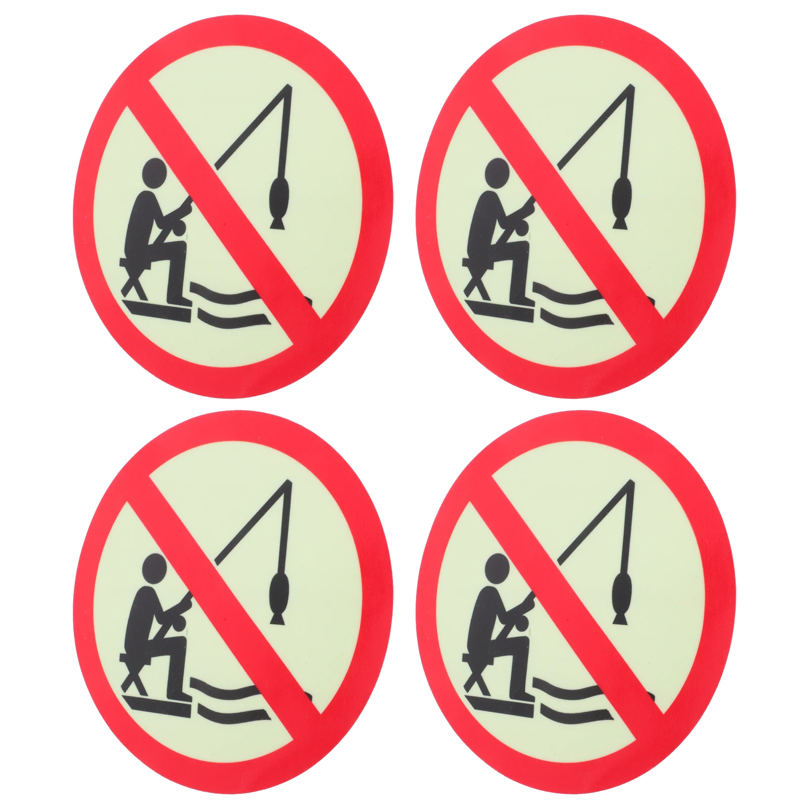 4pcs No Fishing Sign Decals Private Property Glow in Dark Adhesive Warning Signs Reusable Traffic Safety Stickers
4pcs No Fishing Sign Decals Private Property Glow in Dark Adhesive Warning Signs Reusable Traffic Safety Stickers