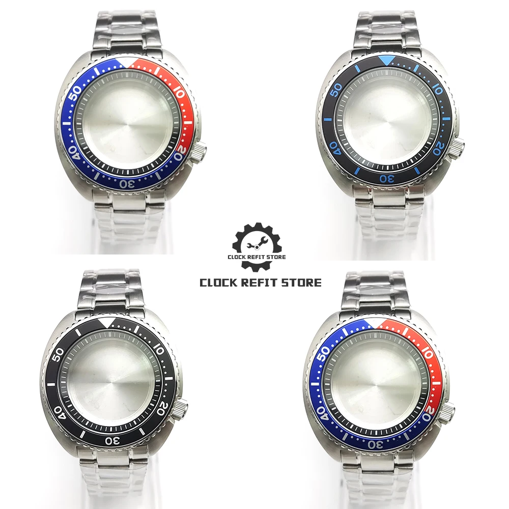 Men's Watch Case Kit 45mm Aluminium Sapphire Mirror Waterproof Big Abalone Diver Watch The latest strap fits the NH35 NH36
Men's Watch Case Kit 45mm Aluminium Sapphire Mirror Waterproof Big Abalone Diver Watch The latest strap fits the NH35 NH36