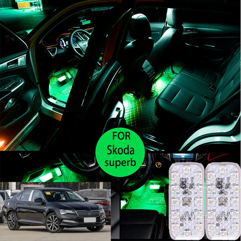 FOR Skoda superb LED Car Interior Ambient Foot Light Atmosphere Decorative Lamps Party decoration lights Neon strips
FOR Skoda superb LED Car Interior Ambient Foot Light Atmosphere Decorative Lamps Party decoration lights Neon strips