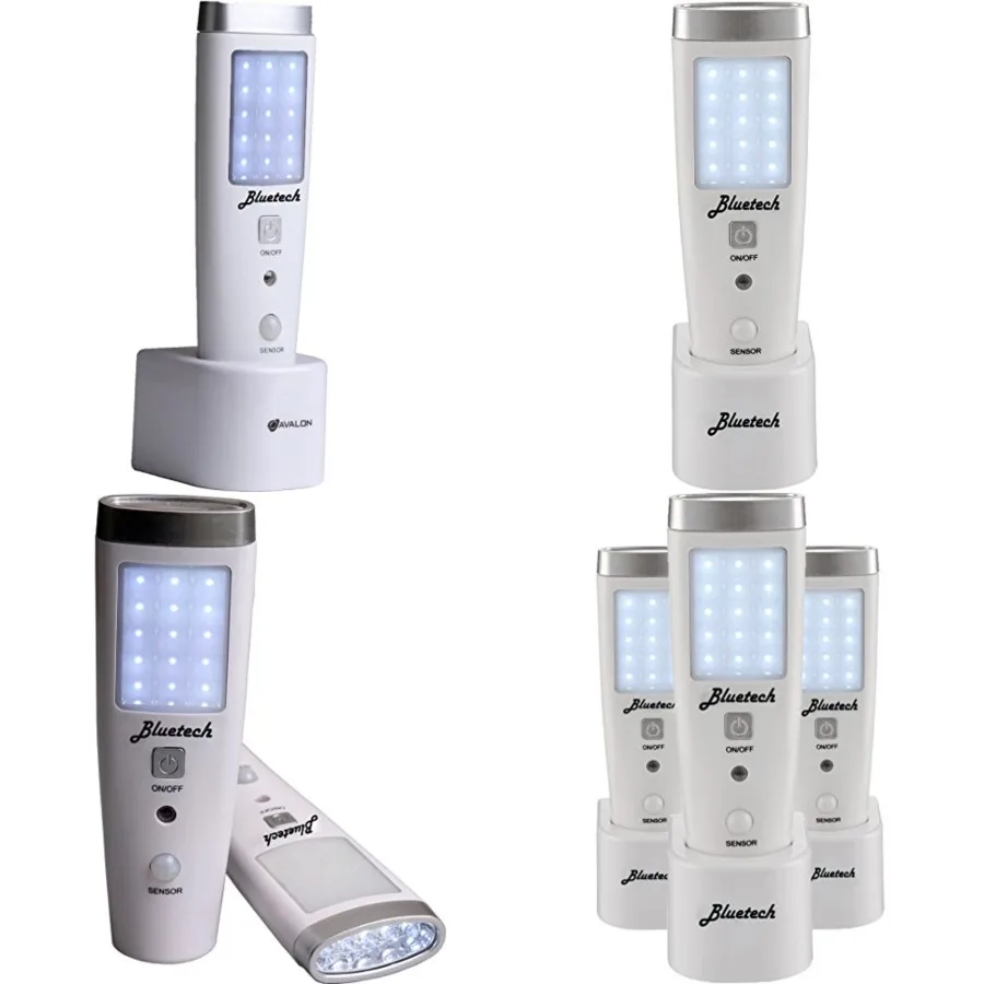 BLUETECH LED Flashlight Night Light for Emergency Preparedness, Portable Unit with Motion Detection, Power Failure Light, ETL A
BLUETECH LED Flashlight Night Light for Emergency Preparedness, Portable Unit with Motion Detection, Power Failure Light, ETL A