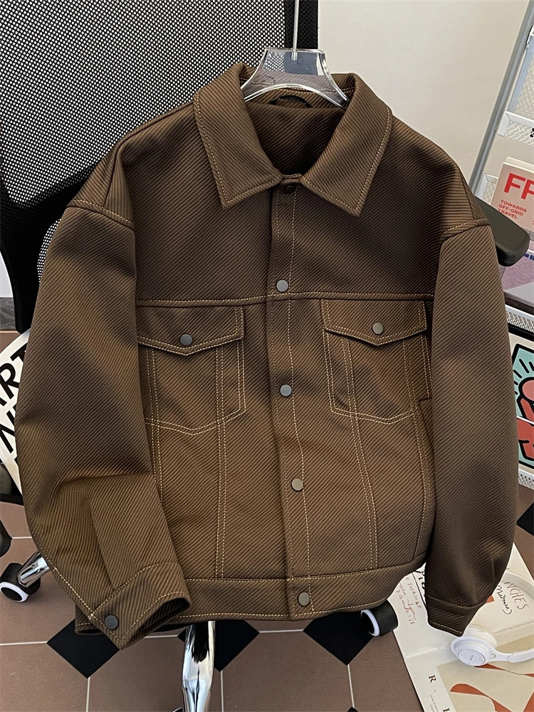 Casual Workwear Jacket Men's Spring Autumn New Style Multi-Pocket American Casual Outerwear Di Ming Line Diagonal Pattern But...
Casual Workwear Jacket Men's Spring Autumn New Style Multi-Pocket American Casual Outerwear Di Ming Line Diagonal Pattern But...