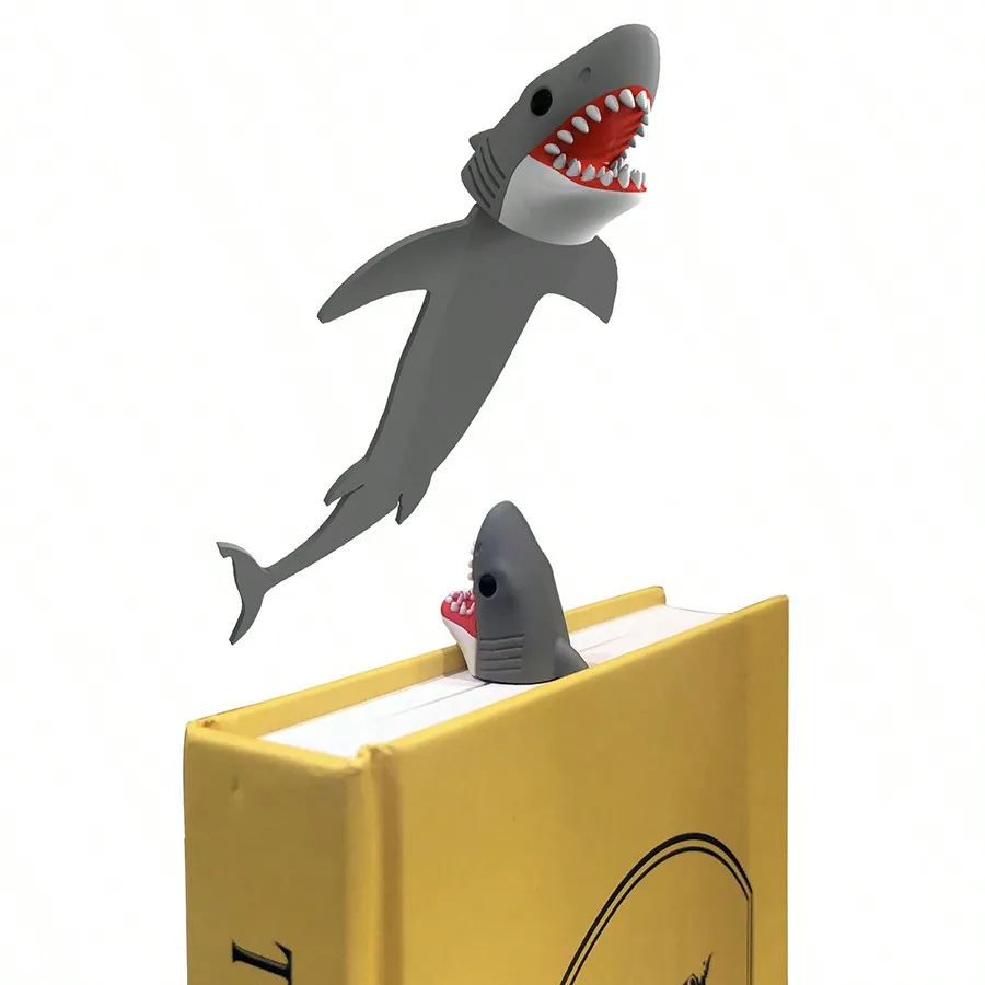 1PC Creative 3D Megalodon Book Clip - Fun Shark Bookmark For Students, Unique Back-To-School Stationery Gift
1PC Creative 3D Megalodon Book Clip - Fun Shark Bookmark For Students, Unique Back-To-School Stationery Gift