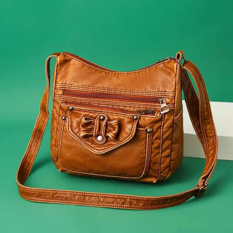 Vintage Satchel Crossbody Bag for Women Messenger Multi-pockets Bag Handbag Purse Zipper Female Bolsas
Vintage Satchel Crossbody Bag for Women Messenger Multi-pockets Bag Handbag Purse Zipper Female Bolsas