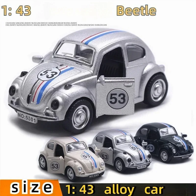 1:43 Beetle Model Door Opening Car Model Pull Back Toy Diecast Alloy Car Model Collectible Gift
1:43 Beetle Model Door Opening Car Model Pull Back Toy Diecast Alloy Car Model Collectible Gift