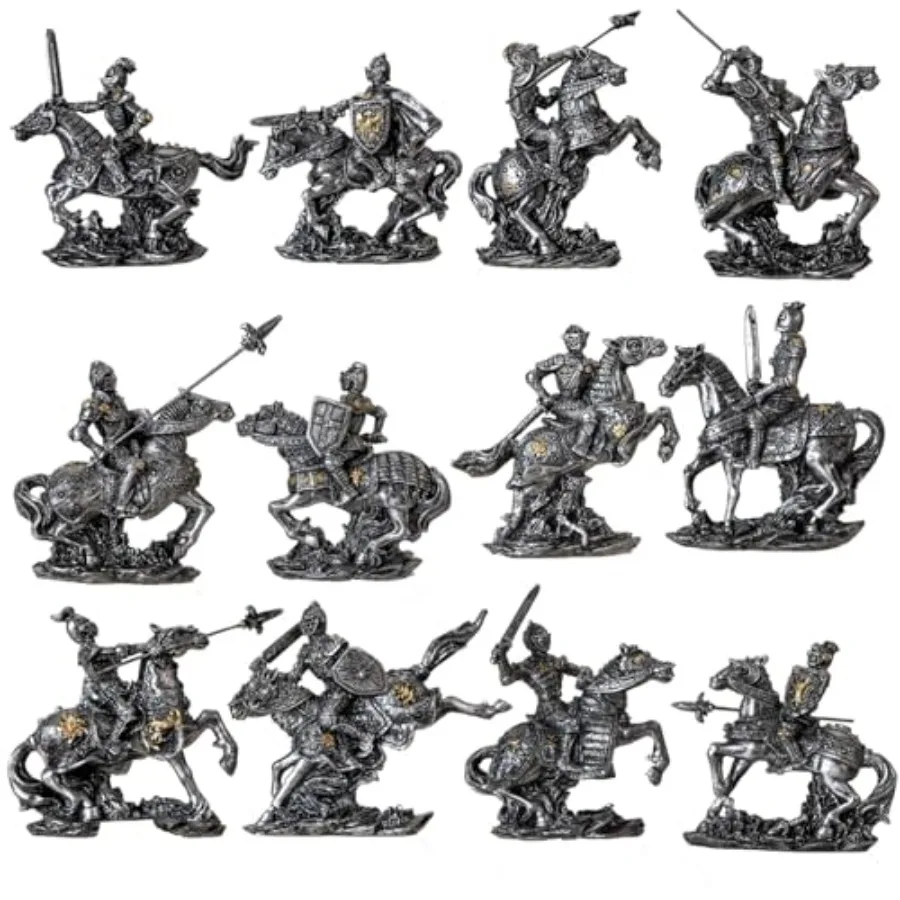 12 Medieval Knight Figurines Refill Set Collectible Resin Knights Perfect for Expanding Your Castle Gate Display or Tabletop De
12 Medieval Knight Figurines Refill Set Collectible Resin Knights Perfect for Expanding Your Castle Gate Display or Tabletop De