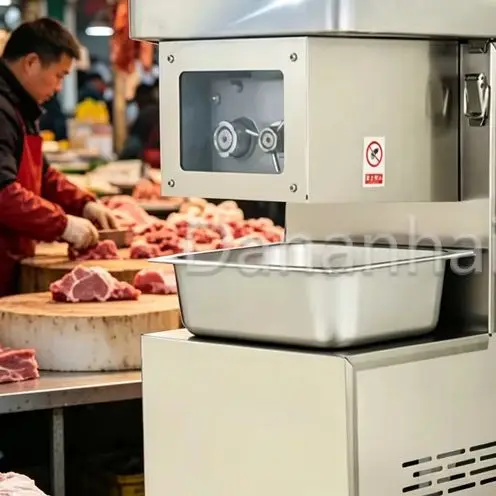 Stainless Steel Electric Meat Cutter Commercial Use Automatic Kitchen Household Appliance for Business
Stainless Steel Electric Meat Cutter Commercial Use Automatic Kitchen Household Appliance for Business