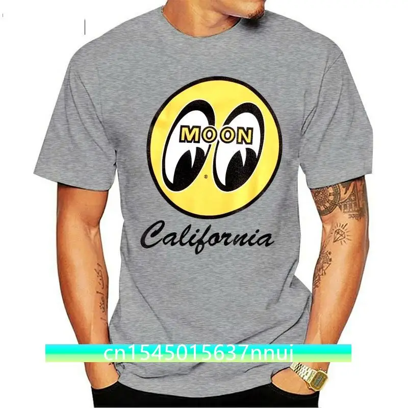 Men Mooneyes Moon Equipped California Script Logo T-Shirt White Cotton TM141WH Environmental printed
Men Mooneyes Moon Equipped California Script Logo T-Shirt White Cotton TM141WH Environmental printed