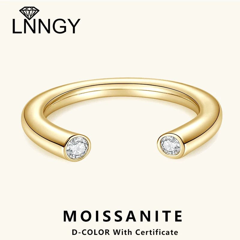 Сертифицированное Lnngy регулируемое кольцо с муассанитом 2,5 мм Bague Argen, стерлинговое серебро 925 пробы, кольца с двумя камнями для женщин, ювелирные изделия для вечеринок
Сертифицированное Lnngy регулируемое кольцо с муассанитом 2,5 мм Bague Argen, стерлинговое серебро 925 пробы, кольца с двумя камнями для женщин, ювелирные изделия для вечеринок