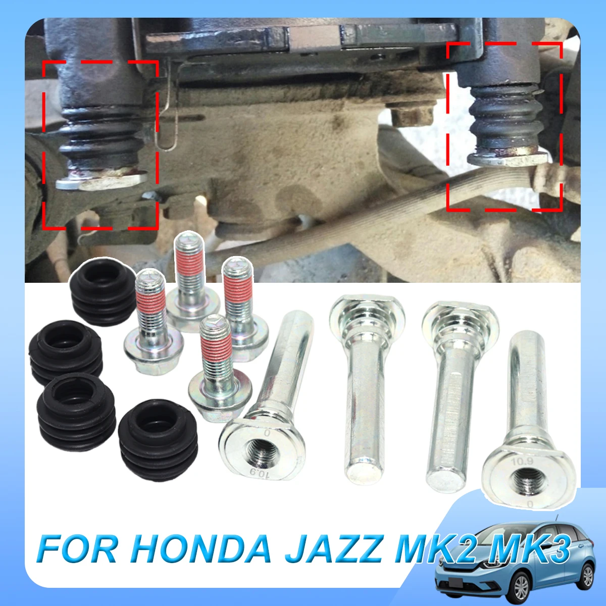 Rear Lower Left Right Upper Caliper Cylinder Slider Guide Pin For Bushing Boot Seal Repair Kit For HONDA JAZZ MK2 MK3 02- 239MM
Rear Lower Left Right Upper Caliper Cylinder Slider Guide Pin For Bushing Boot Seal Repair Kit For HONDA JAZZ MK2 MK3 02- 239MM