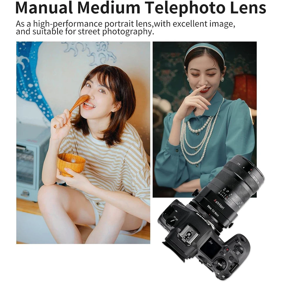 AstrHori Full Frame 85mm F2.8 Tilt-Macro Prime Camera Lens for Macro Photography with Nikon Z Sony E Canon RF Fujifilm X L-Mount
AstrHori Full Frame 85mm F2.8 Tilt-Macro Prime Camera Lens for Macro Photography with Nikon Z Sony E Canon RF Fujifilm X L-Mount