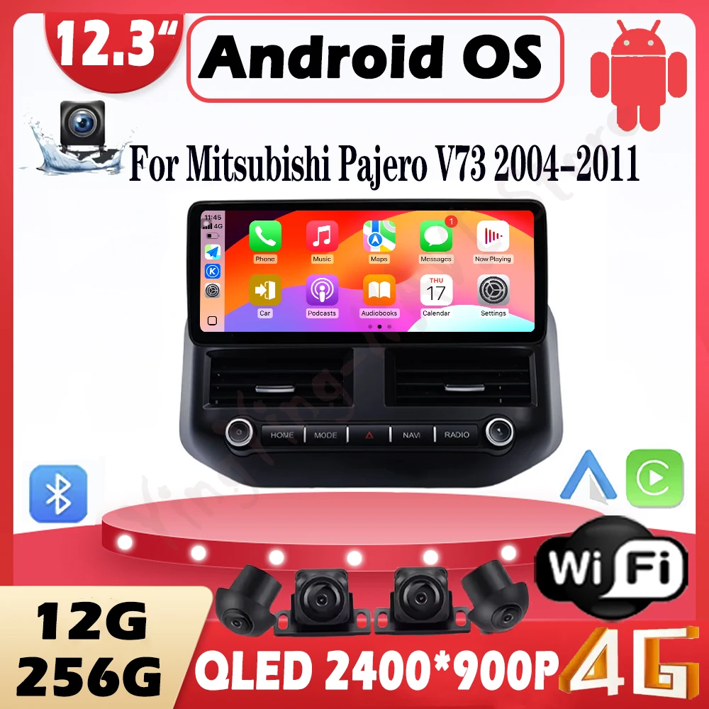 Для Mitsubishi Pajero V73 2004-2011 Android 15, навигационный мультимедийный плеер, Carplay, авто стерео BT, видео, автомобильное радио
Для Mitsubishi Pajero V73 2004-2011 Android 15, навигационный мультимедийный плеер, Carplay, авто стерео BT, видео, автомобильное радио