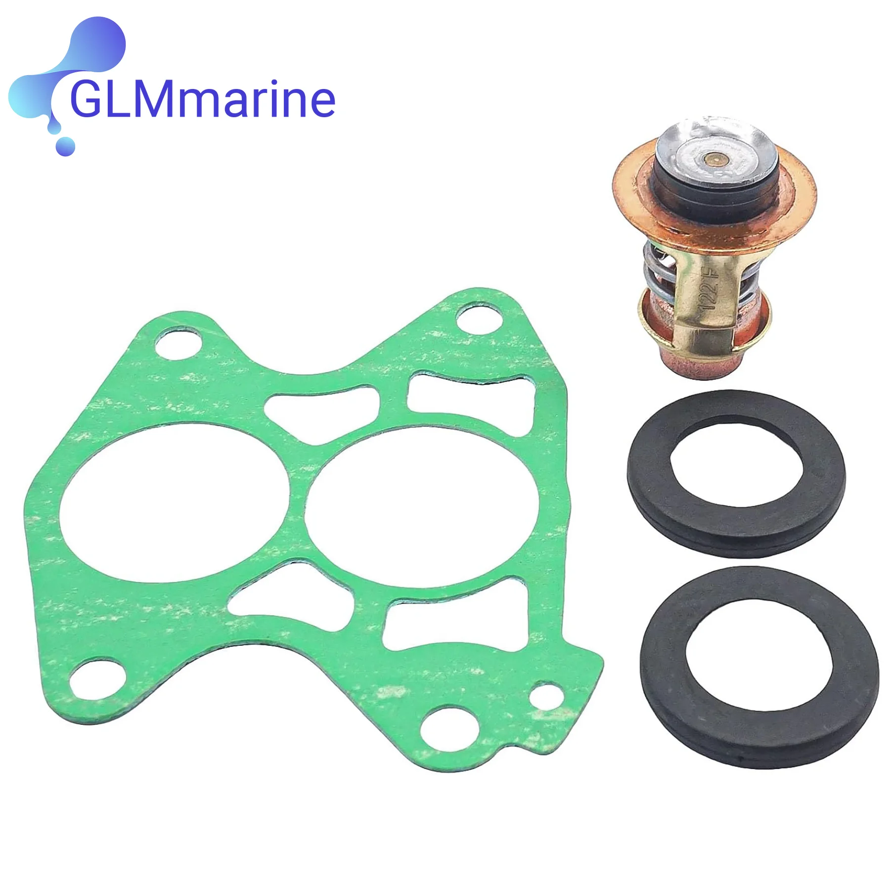 50°C 122°F Outboard Thermostat Kit W/ Gasket Fits for Yamaha Marine 2 Stroke 75 To 250 HP Replaces 6E5-12411-30 688-12411-00
50°C 122°F Outboard Thermostat Kit W/ Gasket Fits for Yamaha Marine 2 Stroke 75 To 250 HP Replaces 6E5-12411-30 688-12411-00