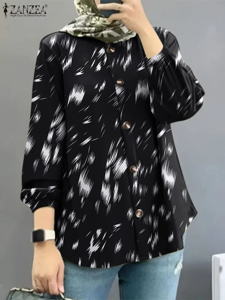 ZANZEA Fashion Turkey Hijab Muslim Blouse Bohemian Floral Printed Blusas Autumn Puff Sleeve O-Neck Shirt Casual OL Work Blusas
ZANZEA Fashion Turkey Hijab Muslim Blouse Bohemian Floral Printed Blusas Autumn Puff Sleeve O-Neck Shirt Casual OL Work Blusas
