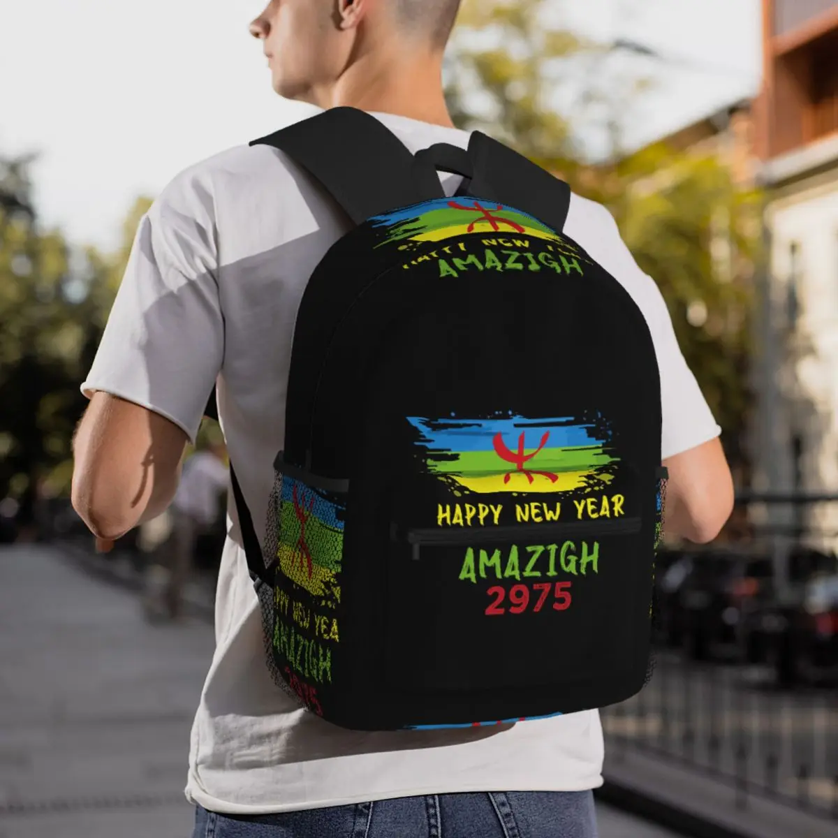 Amazigh Flag Splash Art Design Berber Tifinagh Proud Backpack Daypack Boys Girls BookBag School Bag Shoulder Bags for Men Women
Amazigh Flag Splash Art Design Berber Tifinagh Proud Backpack Daypack Boys Girls BookBag School Bag Shoulder Bags for Men Women