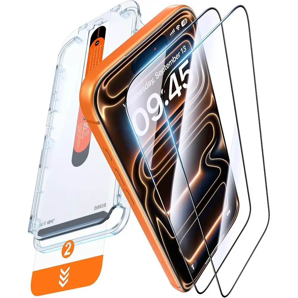 Ultra-Durable Tempered Glass Screen Protector for 6.9 Smartphone - Easy Install, Military-Grade Protection, 2-Pack
Ultra-Durable Tempered Glass Screen Protector for 6.9 Smartphone - Easy Install, Military-Grade Protection, 2-Pack