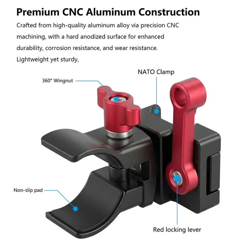 Aluminum Microphone Fast Clamp Adjustable Holder for Recording Studio
Aluminum Microphone Fast Clamp Adjustable Holder for Recording Studio