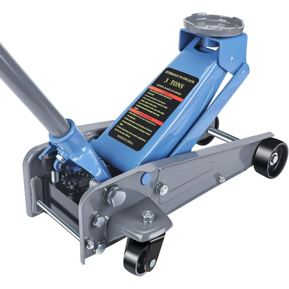 3 Ton Floor Jack,Made of Durable Carbon Steel with Wheels for Secure Lifting,Fast Lift Floor Jack with Range of 5.31" to 18.11",
3 Ton Floor Jack,Made of Durable Carbon Steel with Wheels for Secure Lifting,Fast Lift Floor Jack with Range of 5.31" to 18.11",