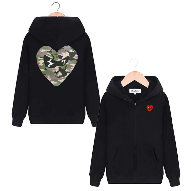 Break Egg Hoodie Men Women Cotton Heart Glasses Embroidery Back Dot Camouflage Heart Print Zipper Pocket Loose Fleece Sweater
Break Egg Hoodie Men Women Cotton Heart Glasses Embroidery Back Dot Camouflage Heart Print Zipper Pocket Loose Fleece Sweater