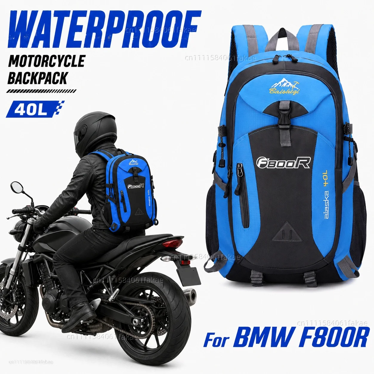 For BMW F800R F 800R 800 R 2009-2016 2011 2012 2013 2014 Motorcycle Backpack 40L Waterproof Travel Backpack Outdoor Hiking
For BMW F800R F 800R 800 R 2009-2016 2011 2012 2013 2014 Motorcycle Backpack 40L Waterproof Travel Backpack Outdoor Hiking