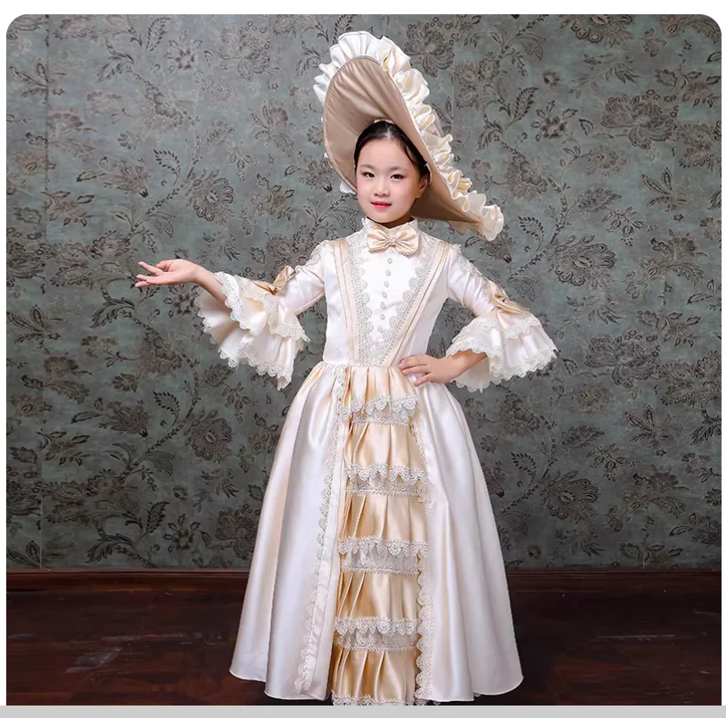 European Court Style Ball Performance Girls' Dress for Party and Fashion Show
European Court Style Ball Performance Girls' Dress for Party and Fashion Show