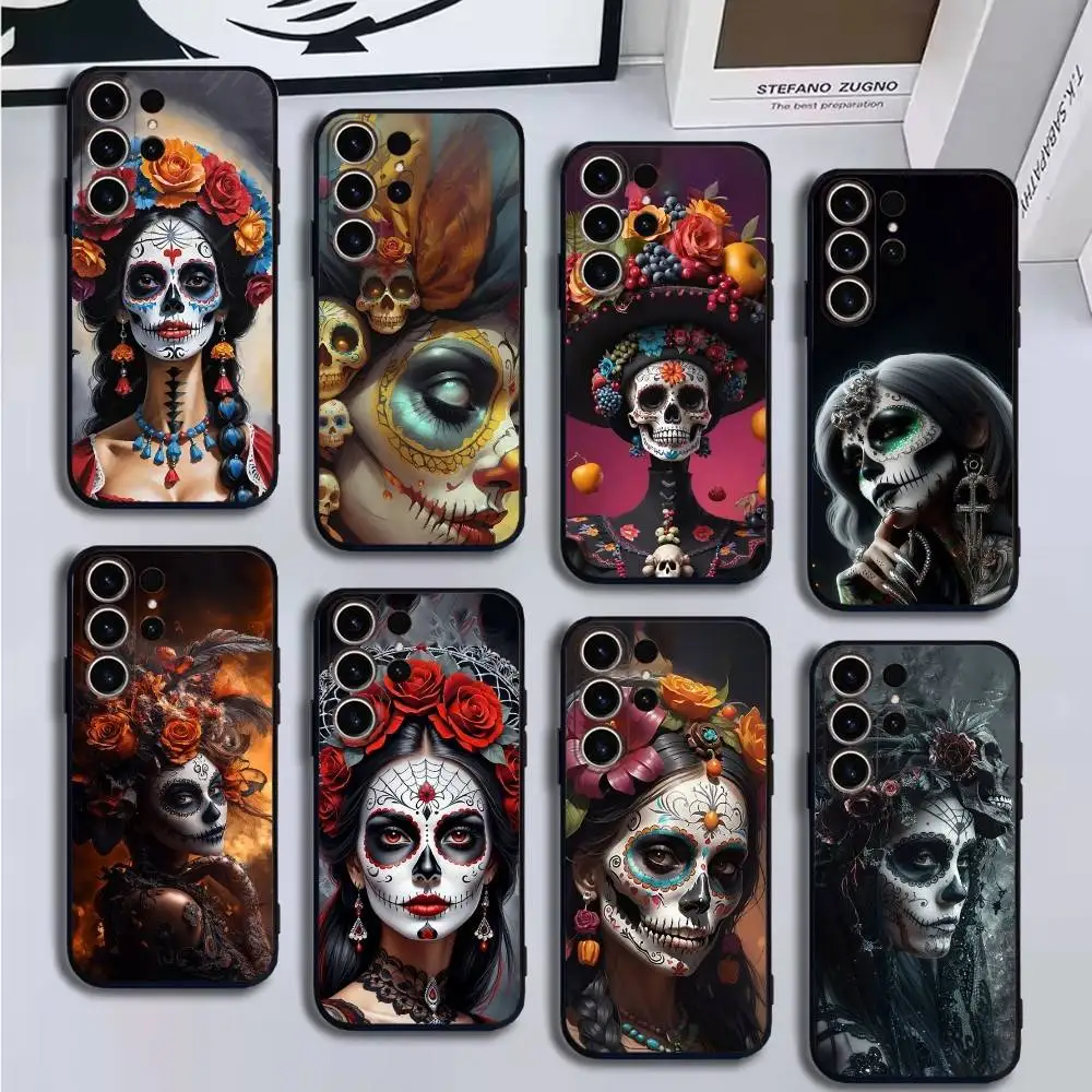 Day of the Dead Catrina Skull Phone Case For SamsungS25,24,21,22,23,30,Ultra,20,Plus,Fe,Lite,Note,10,9,Soft Black Cover
Day of the Dead Catrina Skull Phone Case For SamsungS25,24,21,22,23,30,Ultra,20,Plus,Fe,Lite,Note,10,9,Soft Black Cover