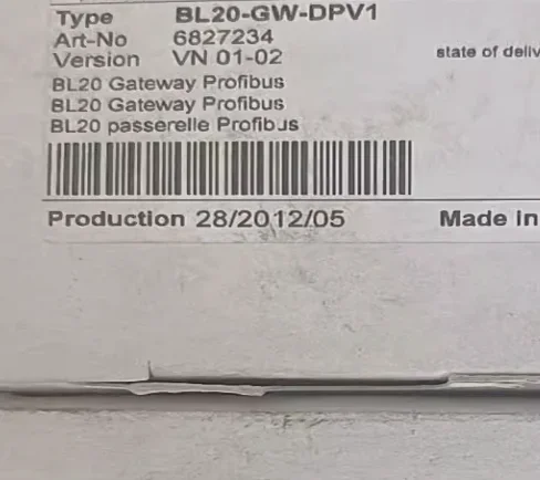 BL20-GW-DPV1 6ES7 518-4FP00-0AB0 BL67-8DO-0.5A-P MT67ML-PN-DI8PDO8 55530 BL20-E-8Dl-24VDC-P
BL20-GW-DPV1 6ES7 518-4FP00-0AB0 BL67-8DO-0.5A-P MT67ML-PN-DI8PDO8 55530 BL20-E-8Dl-24VDC-P