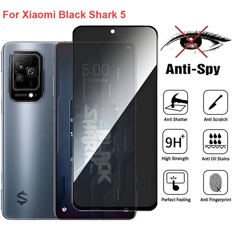 For Xiaomi Shark 5 PAR-A0 Anti Spy Privacy Tempered Glass Screen Protector Compatible For Black Shark5 RS Phone Film
For Xiaomi Shark 5 PAR-A0 Anti Spy Privacy Tempered Glass Screen Protector Compatible For Black Shark5 RS Phone Film