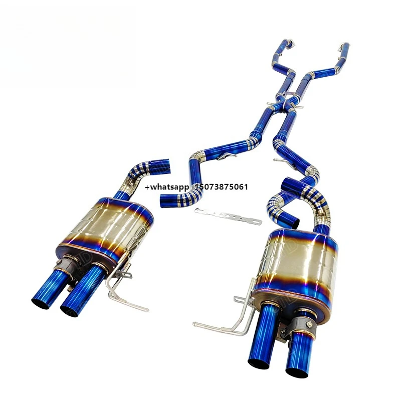 Titanium Alloy Catback Muffler Exhaust System for 2008-2013 M3 E90 E92 E93 Exhaust Equal Length
Titanium Alloy Catback Muffler Exhaust System for 2008-2013 M3 E90 E92 E93 Exhaust Equal Length