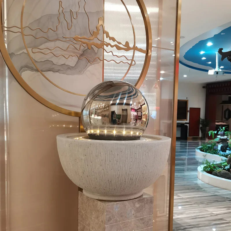 Transfer ball, living room, courtyard, flowing water ornament, circulating water, landing, modern light luxury, making money
Transfer ball, living room, courtyard, flowing water ornament, circulating water, landing, modern light luxury, making money