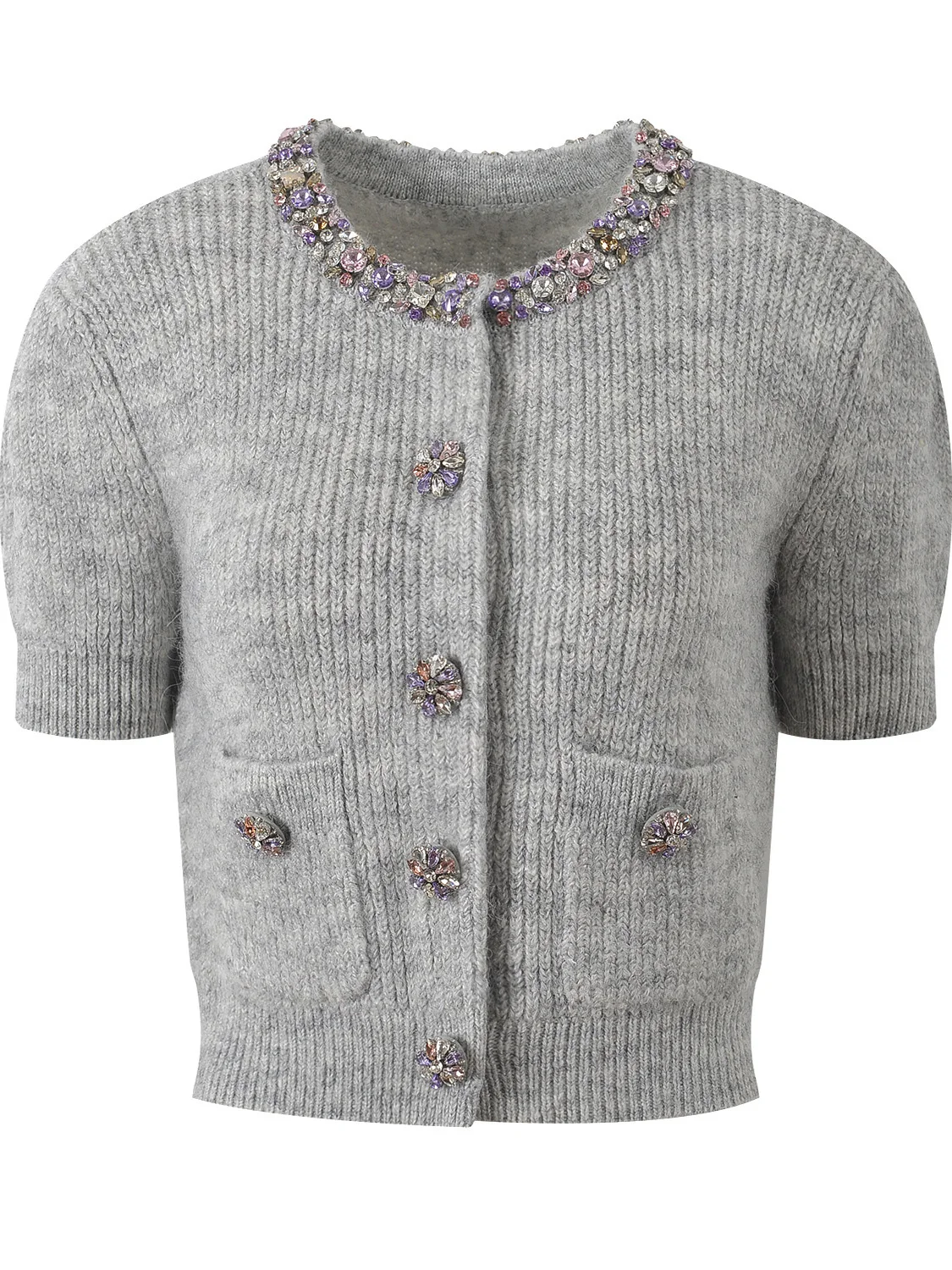 Diamond Decorated ort Sve round Ne Knitted Sweater Slim Fit Faionable Versatile Women's Cardigan for Autumn
Diamond Decorated ort Sve round Ne Knitted Sweater Slim Fit Faionable Versatile Women's Cardigan for Autumn