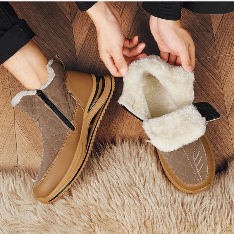 New Large-sized Outdoor High-top Cotton Warm Snow Boots Fleece and Anti-slip Features for Men and Women in Autumn and Winter
New Large-sized Outdoor High-top Cotton Warm Snow Boots Fleece and Anti-slip Features for Men and Women in Autumn and Winter