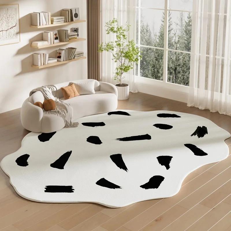 Irregular Shaped Living Room Carpet Light Luxury Bedroom Bedside Mat Easy To Care for Coffee Table Cloakroom Rug Tapete Tapis 러그
Irregular Shaped Living Room Carpet Light Luxury Bedroom Bedside Mat Easy To Care for Coffee Table Cloakroom Rug Tapete Tapis 러그