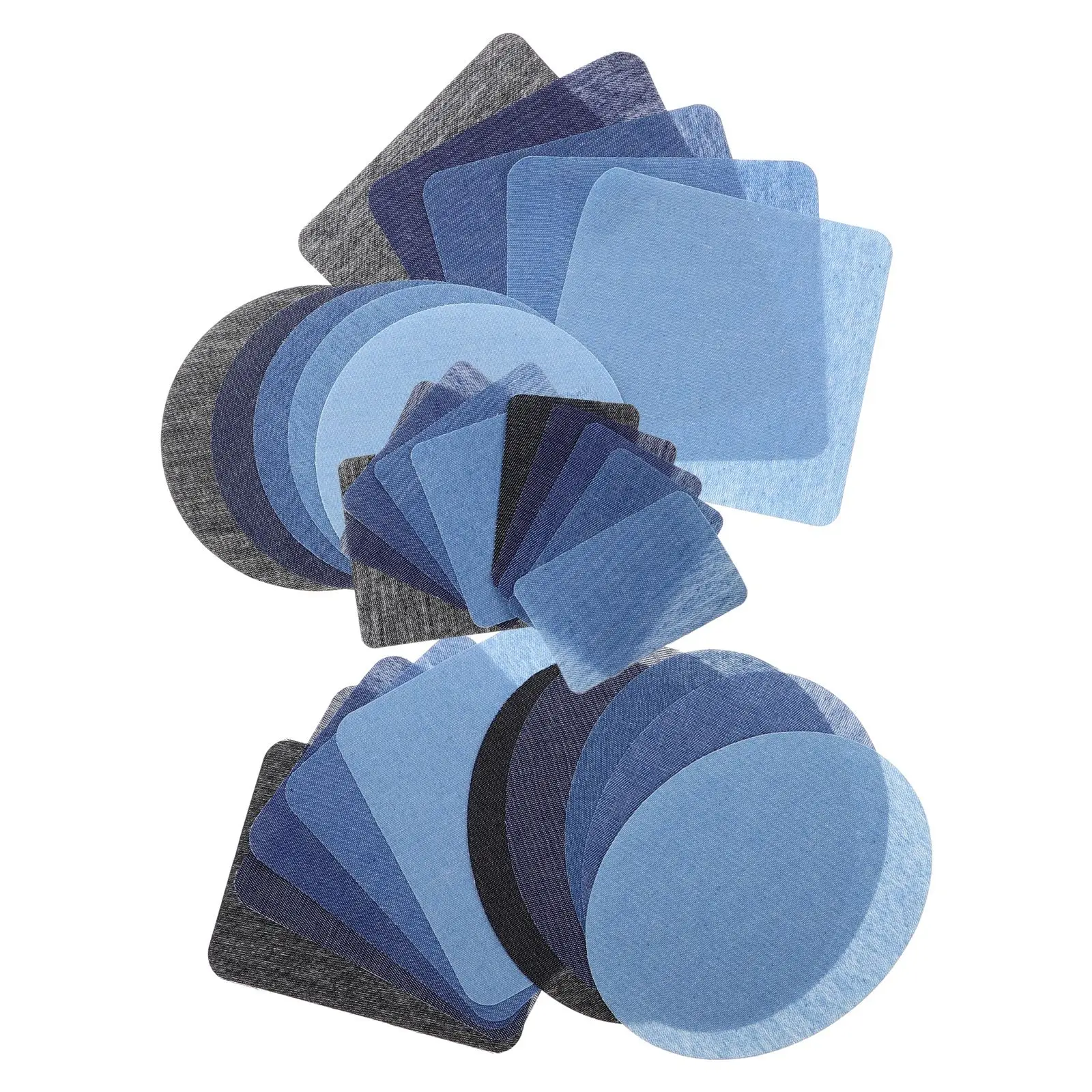30 Pcs Denim Patches Cloth Stickers for Jeans Repair Kit Sew on Clothes Patches Adhesive Back Hide Holes Wide Application
30 Pcs Denim Patches Cloth Stickers for Jeans Repair Kit Sew on Clothes Patches Adhesive Back Hide Holes Wide Application
