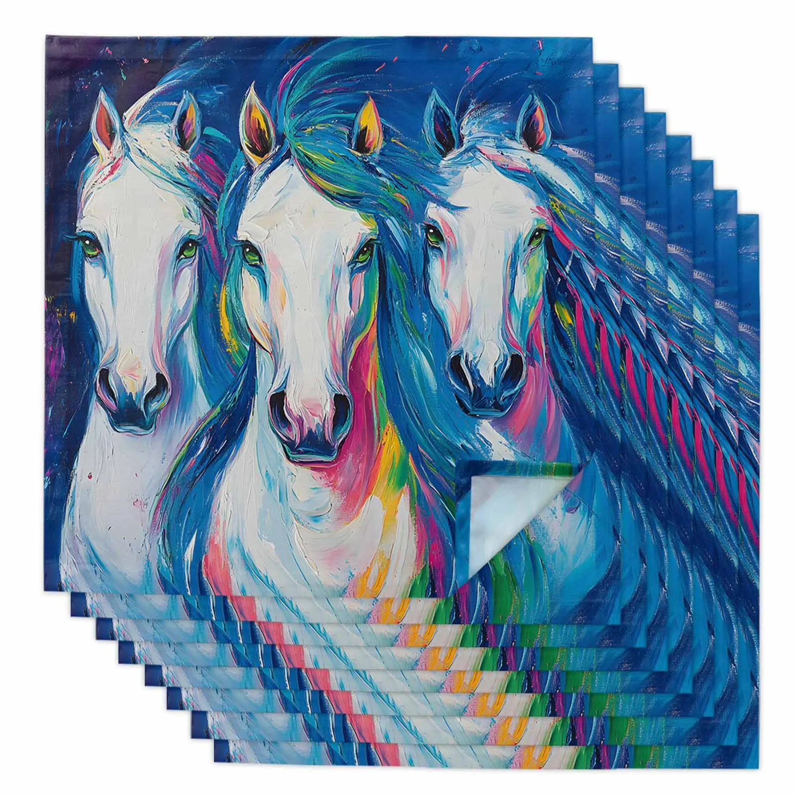 Abstract Horse Art Table Napkins Cloth Set Kitchen Dinner Tea Towels Table Mat Wedding Decor Napkin
Abstract Horse Art Table Napkins Cloth Set Kitchen Dinner Tea Towels Table Mat Wedding Decor Napkin