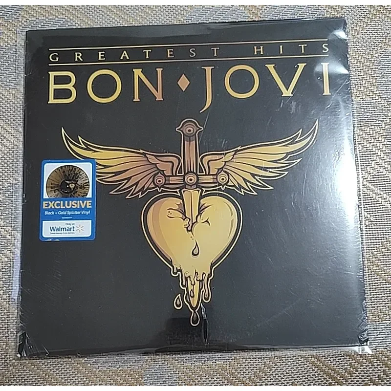 Genuine Guaranteed Bon Jovi Collection Black Gold Splash Vinyl LP for Bon Jovi
Genuine Guaranteed Bon Jovi Collection Black Gold Splash Vinyl LP for Bon Jovi