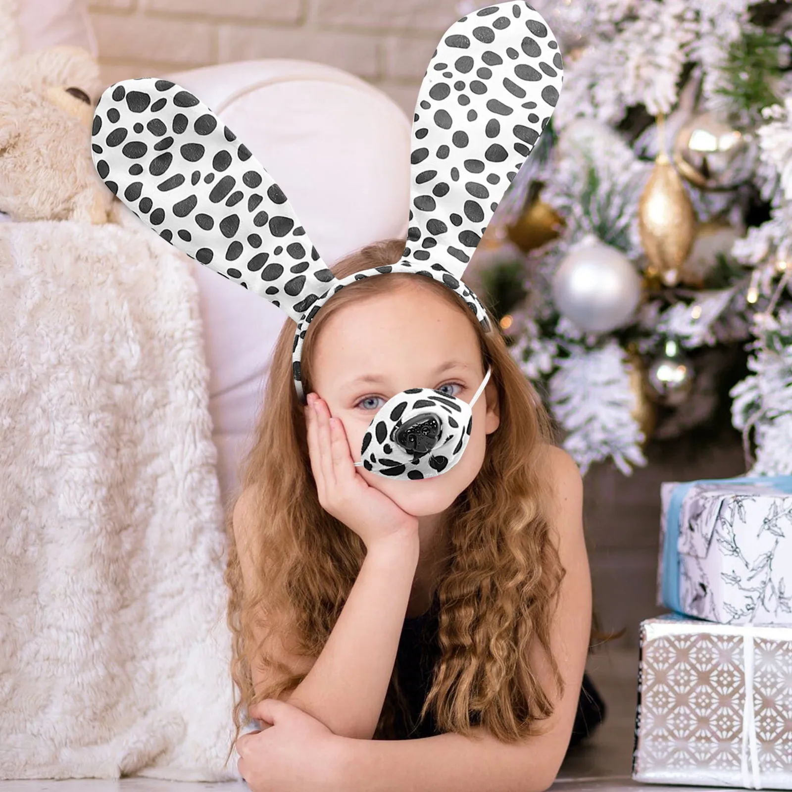 1Set Dog Costume Set for Kids and Women Includes Soft Cloth Dog Ears Headband Tail Bowtie Nose Accessories Dress Up Party
1Set Dog Costume Set for Kids and Women Includes Soft Cloth Dog Ears Headband Tail Bowtie Nose Accessories Dress Up Party
