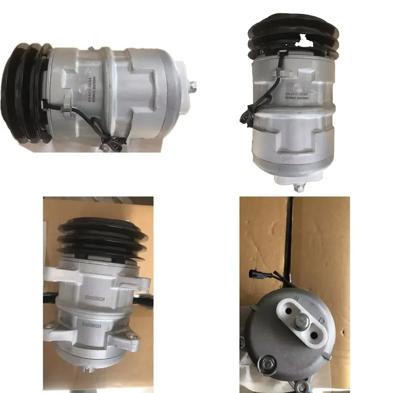 AP01 Air Conditioning Compressor Assembly for Dongfeng Truck ISLe 6L Engine C4932682 8104010-C0103
AP01 Air Conditioning Compressor Assembly for Dongfeng Truck ISLe 6L Engine C4932682 8104010-C0103