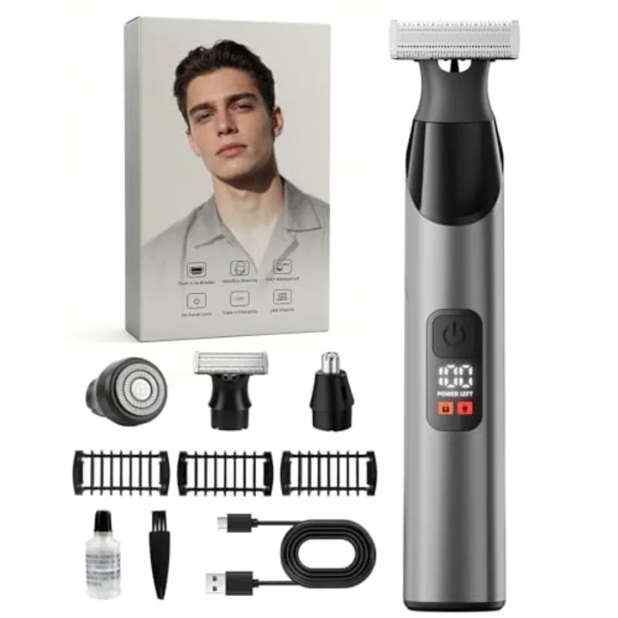 Body Hair Trimmer for Men All-in-One Grooming Kit with Innovative Perforated Dual-Sided Blade Detachable Magnetic Head Suitable
Body Hair Trimmer for Men All-in-One Grooming Kit with Innovative Perforated Dual-Sided Blade Detachable Magnetic Head Suitable