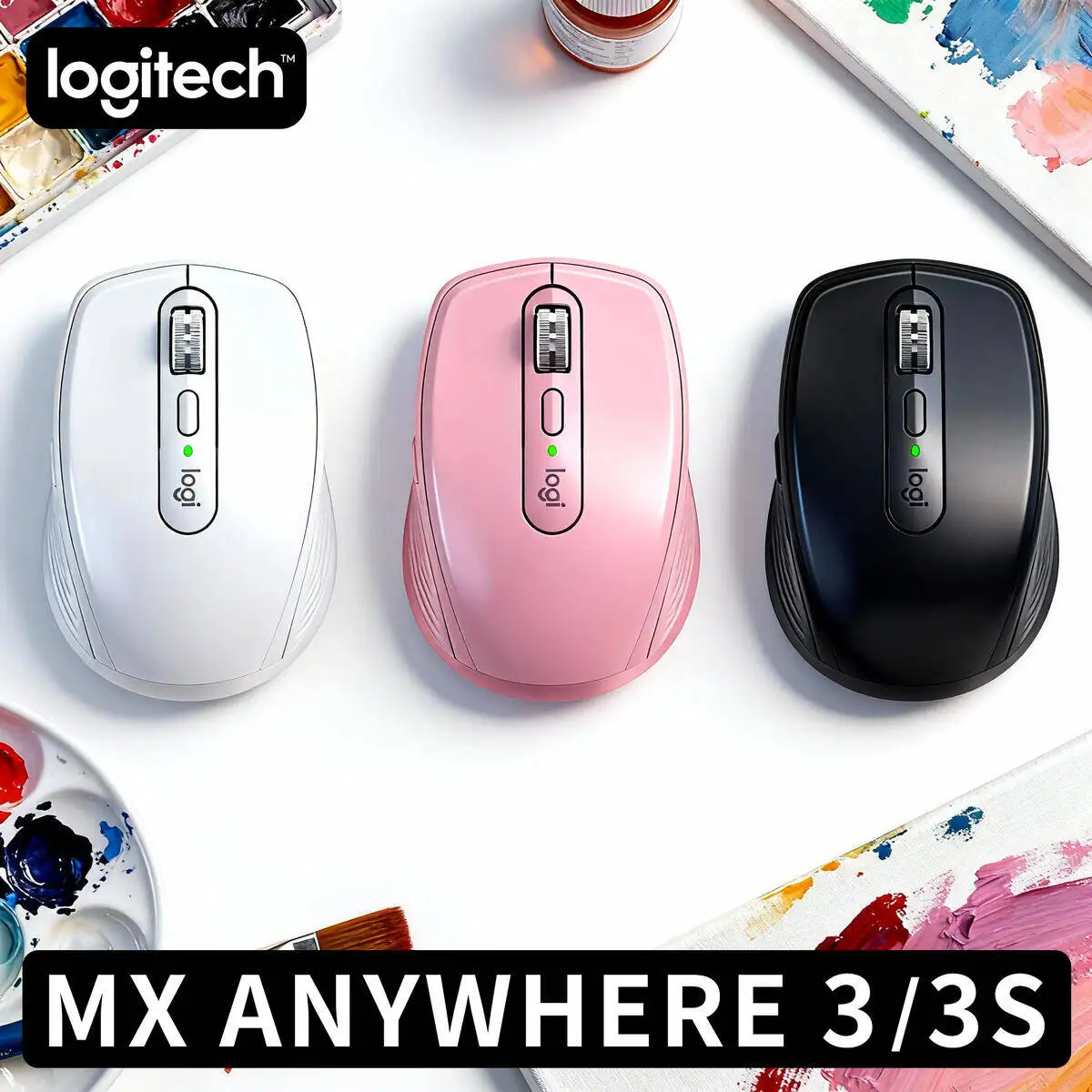 Logitech MX Anywhere 3S Wireless Office Mouse Rechargeable 4000DPI for Home Business Travel Office
Logitech MX Anywhere 3S Wireless Office Mouse Rechargeable 4000DPI for Home Business Travel Office