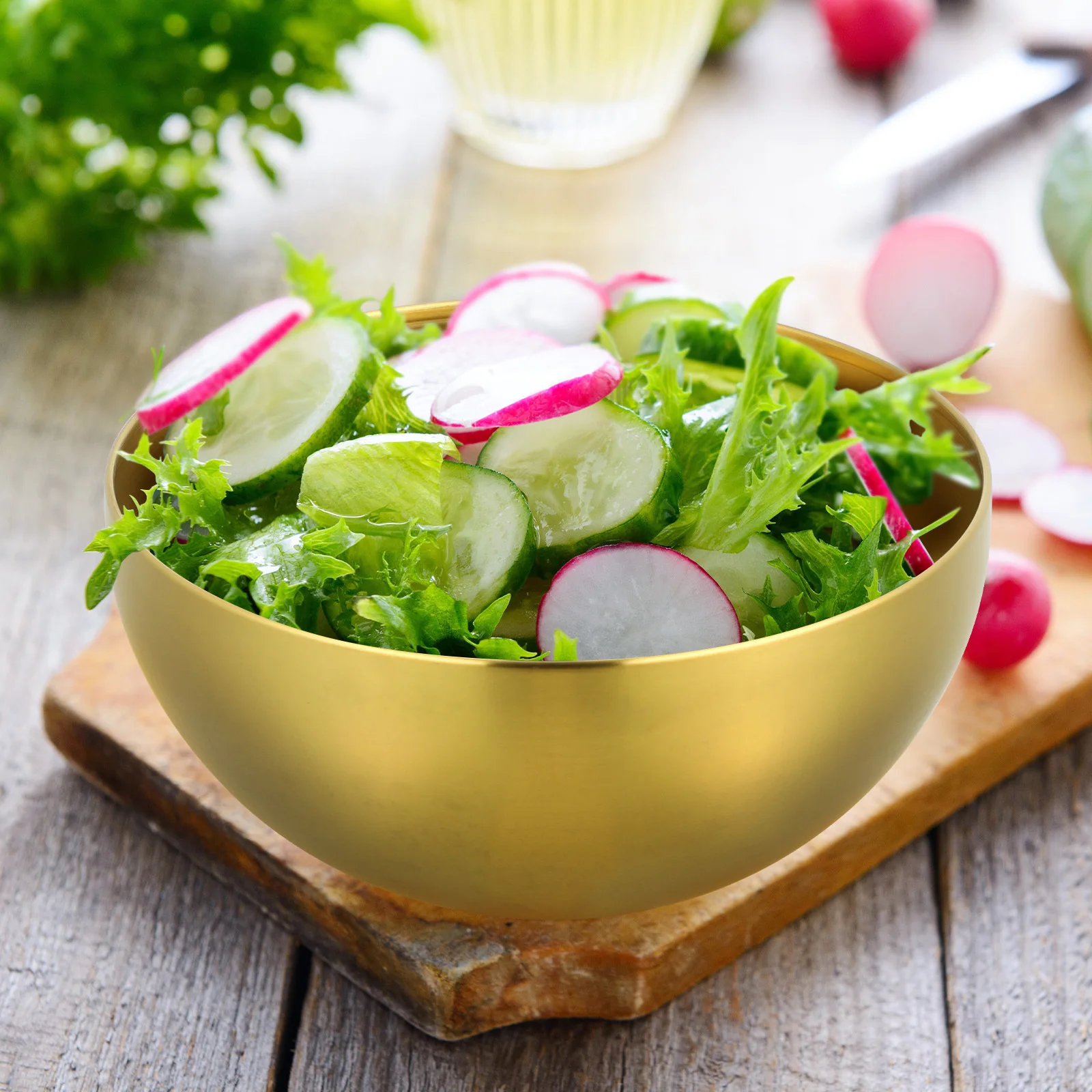 2pcs Stainless Steel Salad Bowl Fruit Storage Soup Noodle Rice Serving Bowl Kitchen Gadget Food Container Household Tableware
2pcs Stainless Steel Salad Bowl Fruit Storage Soup Noodle Rice Serving Bowl Kitchen Gadget Food Container Household Tableware