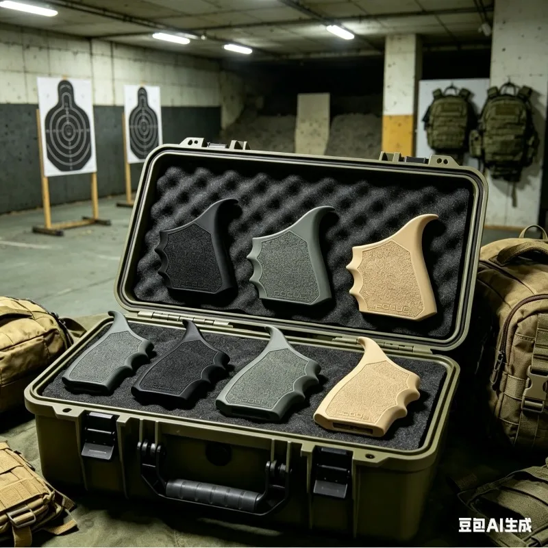 G17 G19 Elastic Rubber Skidproof Grip Cover, Universal Non-Slip Handle Sleeve, Outdoor Toy Tactical Spare Parts
G17 G19 Elastic Rubber Skidproof Grip Cover, Universal Non-Slip Handle Sleeve, Outdoor Toy Tactical Spare Parts