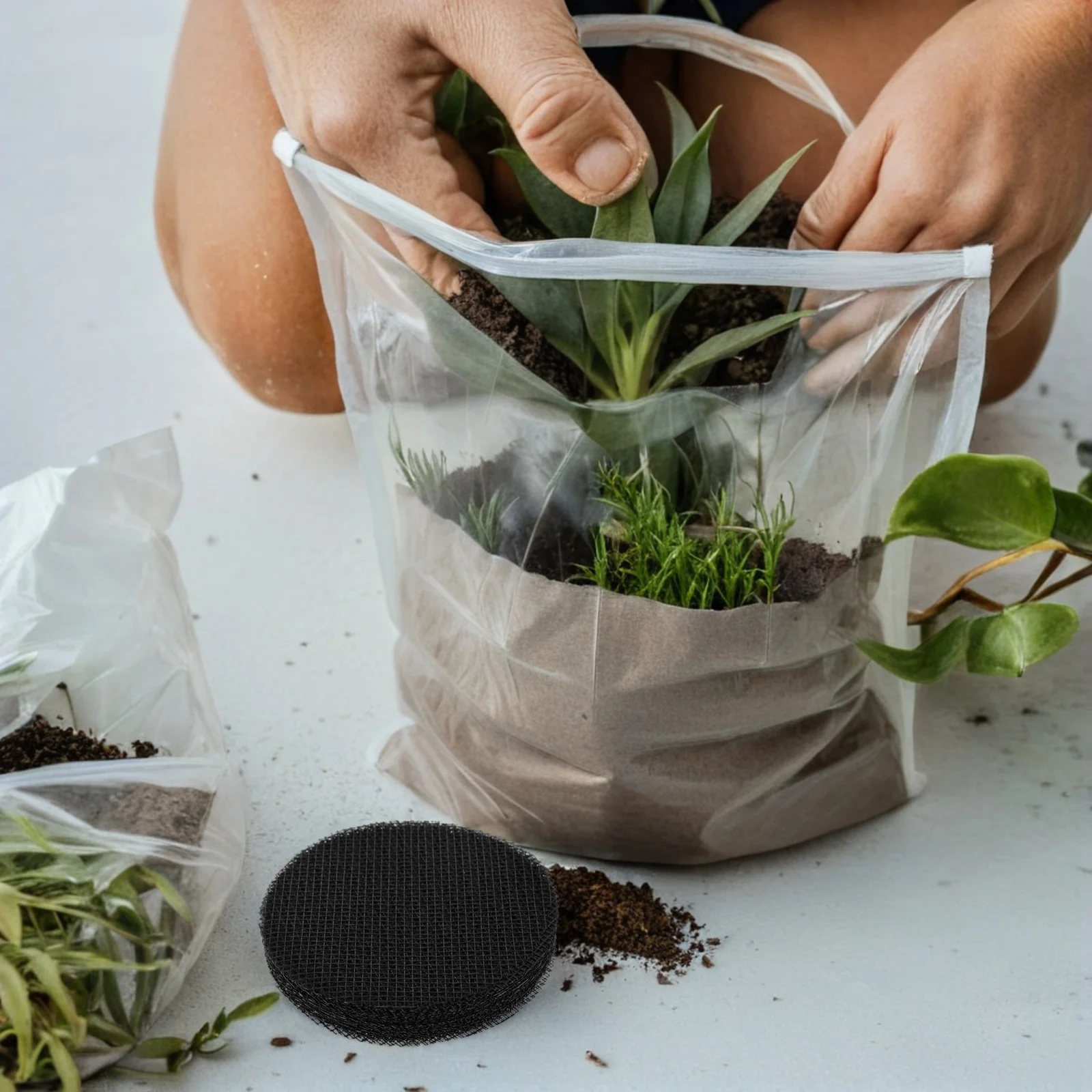 100Pcs 2.95inch Round Flower Pot Mesh Pads Bonsai Bottom Drainage Mat Soil Loss Prevention Indoor Outdoor Gardening
100Pcs 2.95inch Round Flower Pot Mesh Pads Bonsai Bottom Drainage Mat Soil Loss Prevention Indoor Outdoor Gardening