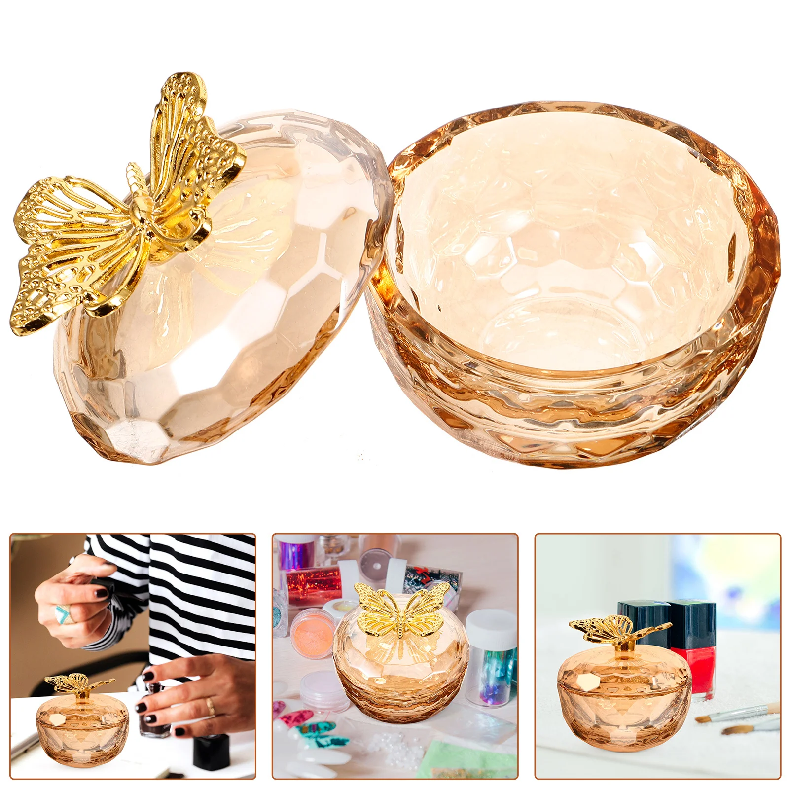 Nail Art Supplies Manicure Bowl Aesthetic with Lid Dappen Dishes Glass Cup for Nails Cups
Nail Art Supplies Manicure Bowl Aesthetic with Lid Dappen Dishes Glass Cup for Nails Cups