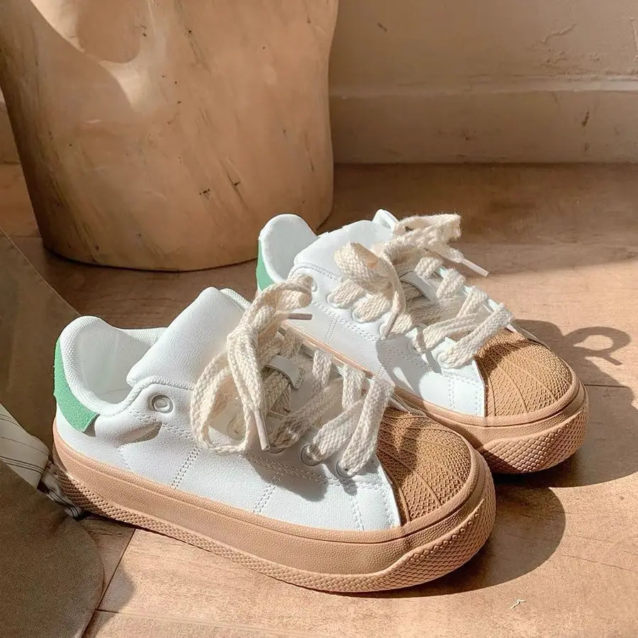  Белые женские кроссовки на платформе с открытым носком, весна 202, повседневная универсальная студенческая обувь на массивном каблуке
Белые женские кроссовки на платформе с открытым носком, весна 202, повседневная универсальная студенческая обувь на массивном каблуке 