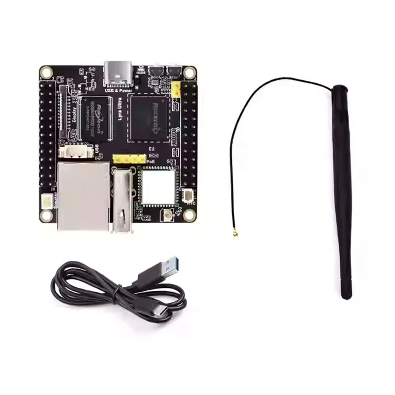 A92Z для Luckfox Lyra Ultra W RK3506B Linux, встроенная плата разработки EMMC-8 ГБ, 2,4 ГГц, Wi-Fi6/Bluetooth 5,2/BLE 
A92Z для Luckfox Lyra Ultra W RK3506B Linux, встроенная плата разработки EMMC-8 ГБ, 2,4 ГГц, Wi-Fi6/Bluetooth 5,2/BLE
