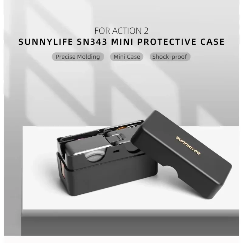 Sunnylife-SN343 FOR DJI Action2 storage box Sports Camera Accessories mini portable fall protection box Action 2 Accessories
Sunnylife-SN343 FOR DJI Action2 storage box Sports Camera Accessories mini portable fall protection box Action 2 Accessories