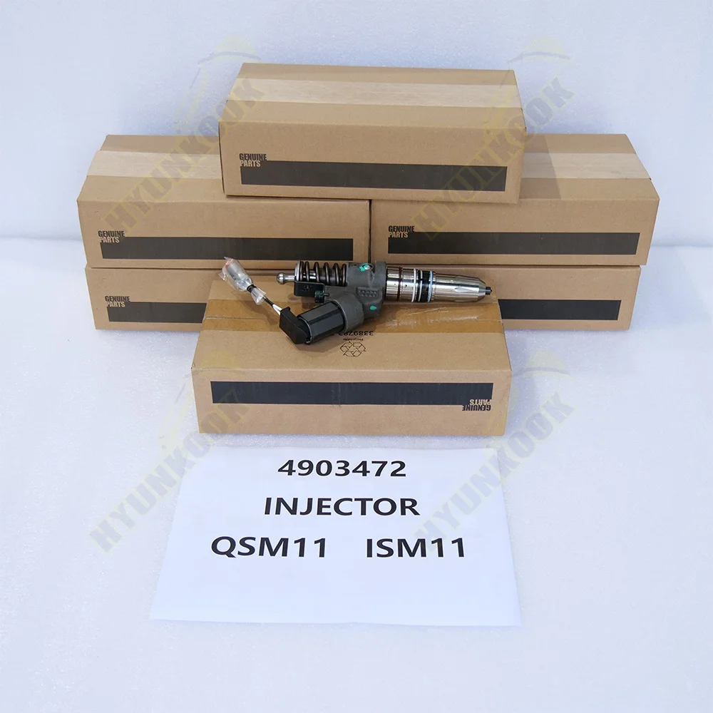 Original New QSM11 ISM11 Common Rail Injector 4903472 490-3472 Injector For Chinese Cummins Engine
Original New QSM11 ISM11 Common Rail Injector 4903472 490-3472 Injector For Chinese Cummins Engine