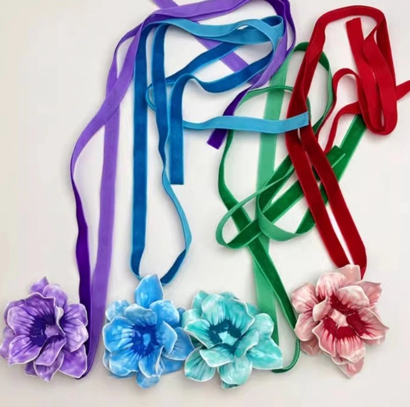 Simulation Flower Choker Necklace Decorative Choker Fashion Enamel Flower Choker
Simulation Flower Choker Necklace Decorative Choker Fashion Enamel Flower Choker