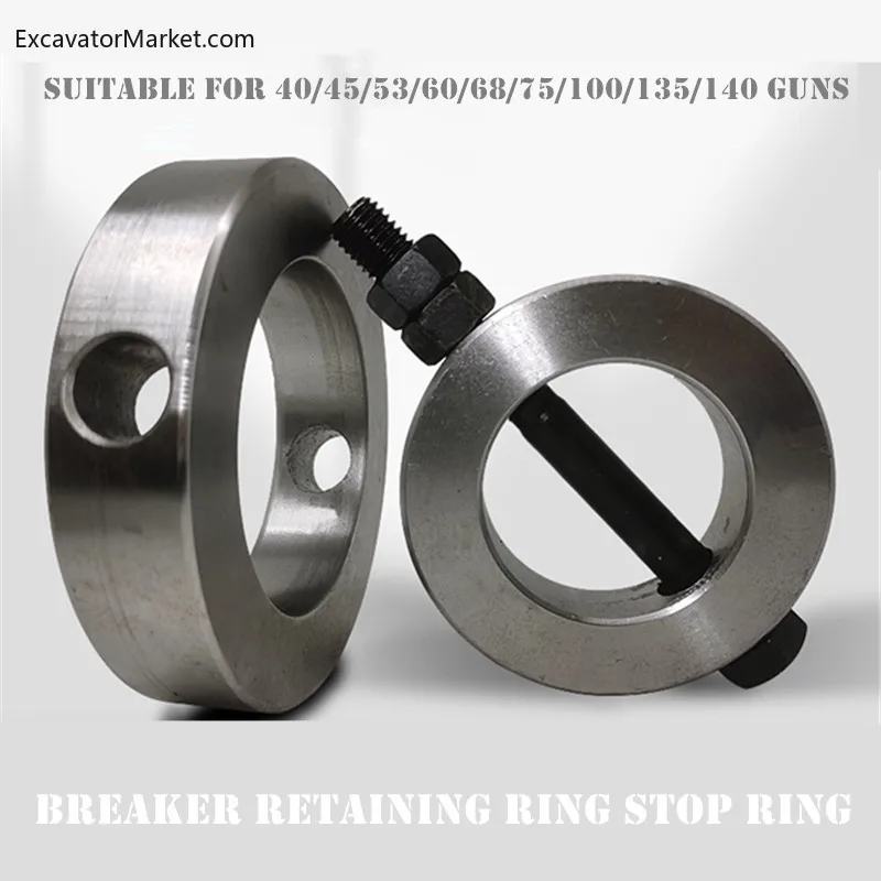 68 Breaking hammer retaining ring 75 Excavator shaft stop ring 60.140.100 Excavator Breaking hammer Gun lock sleeve accessories
68 Breaking hammer retaining ring 75 Excavator shaft stop ring 60.140.100 Excavator Breaking hammer Gun lock sleeve accessories