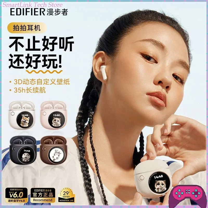 Edifier PaPa True Headphones 13mm Driver Bluetooth 6.0 Color Screen Touch Semi-In-Ear Bluetooth Earphones for Huawei/Xiaomi Gift
Edifier PaPa True Headphones 13mm Driver Bluetooth 6.0 Color Screen Touch Semi-In-Ear Bluetooth Earphones for Huawei/Xiaomi Gift